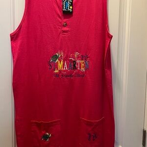 St. Maarten Embroidered Pink Dress